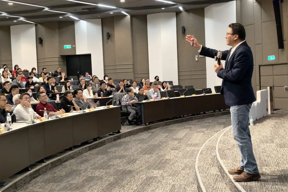 簡報的技術課程現場